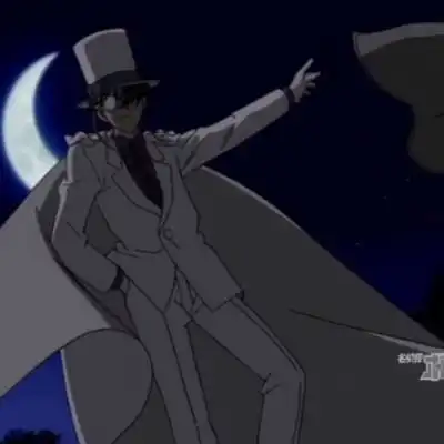  怪盗基德帅气qq头像怪盗基德头像高清版图片