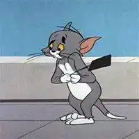  猫和老鼠情侣头像高清粉色微信头像图片大全