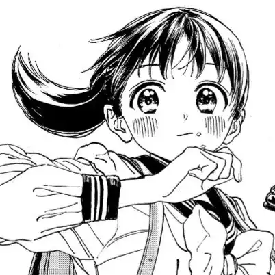  想成为你的例外和最爱动漫黑白漫画女生头像