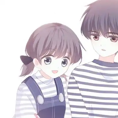  高清怦然心动双人动漫情侣头像图片