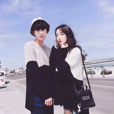  韩系青春时尚最新超火情侣头像你是我的小甜蜜