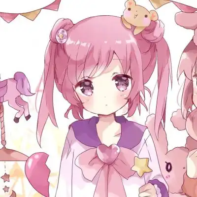 可爱闺蜜百合动漫头像我是一个女生头像我要个性网