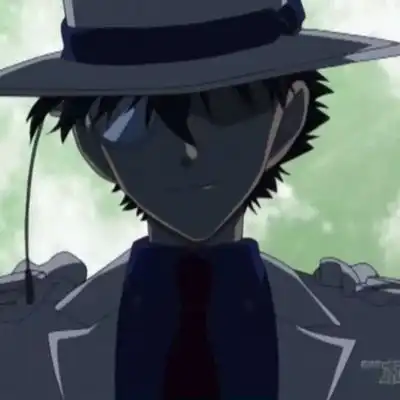  怪盗基德帅气qq头像怪盗基德头像高清版图片