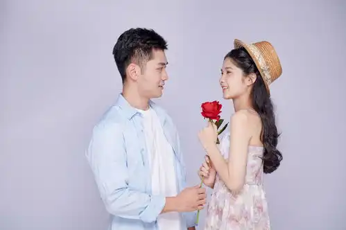  情人节浪漫甜蜜情侣花束花朵高清摄影图片摄影图