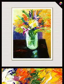  油画百合图片设计素材高清模板下载32.70mb油画装饰画大全