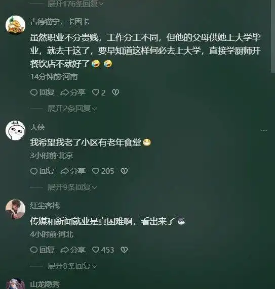  张雪峰这次又对了武汉一传媒专业女硕士辞职开餐馆