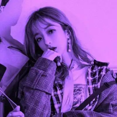  紫色的女生微信头像图片紫色系女头像大全