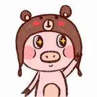  粉猪卡通情侣头像吧萌呆微信头像图片大全