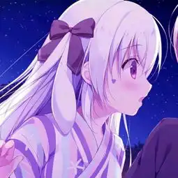  高冷唯美动漫情侣头像一对恋爱期互相陪伴