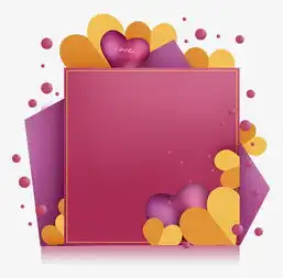  情人节粉色黄色可爱少女文字框图片素材其他格式下载动漫人物大全