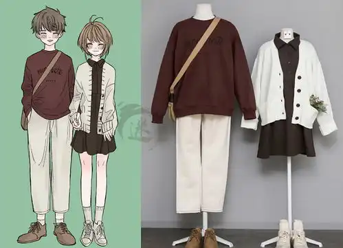  魔卡少女樱小狼和小樱的情侣装实物图超好看,情侣照着穿就对了