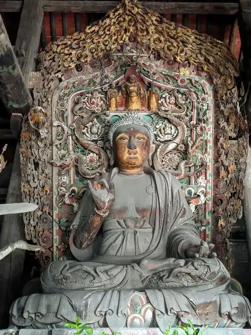  清凉赏析明代彩塑壁画十二面观音图