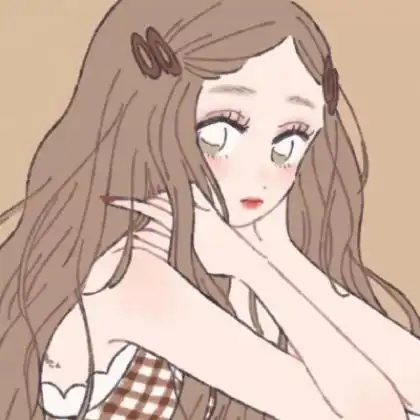 手绘可爱女孩头像,卡哇伊也适合闺蜜使用的