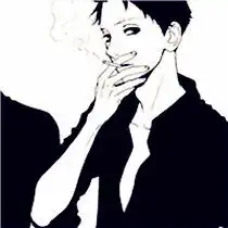  有了心事的男人爱上抽烟男生吸烟卡通头像图片