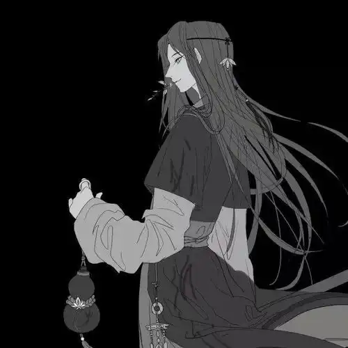 有没有那种只有线条黑白且高清无水印的动漫男生壁纸呀比如下面这些类型的