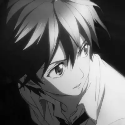  黑白丧男生漫画头像失眠曲征集