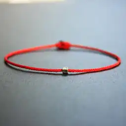  泰银方珠本命年红绳开运转运情侣款1.5mm堆糖,美图壁纸兴趣社区