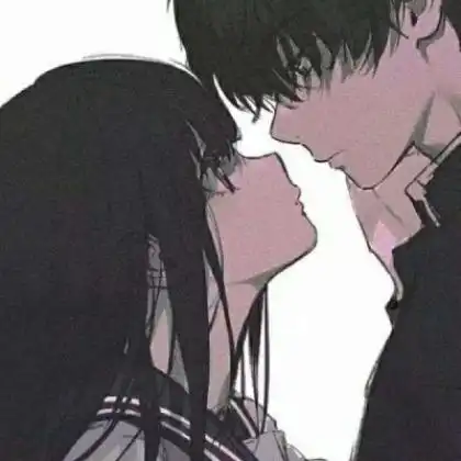  二次元的情侣头像分开,为了喜欢的人努力