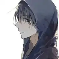  侧脸仰头男生动漫图片