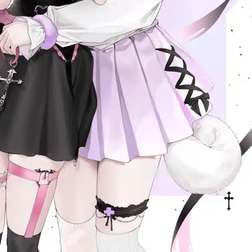 绘画作品jk制服姐妹头像