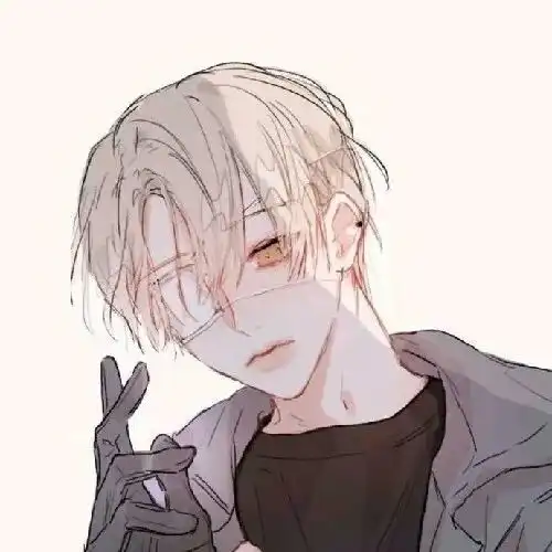  动漫情头小清新情侣头像哦