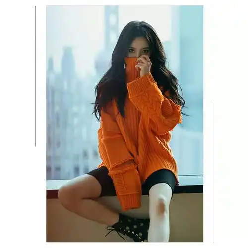  杨幂孟美岐这样穿毛衣,显瘦又遮肉过年之后穿正好