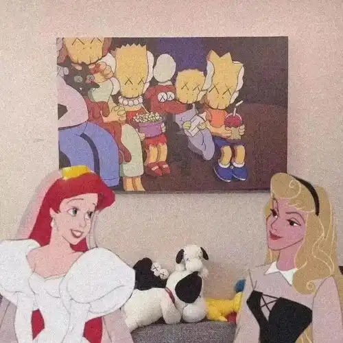  迪士尼在逃公主头壁纸沙雕文案大户