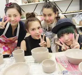 黄晓明和baby姐妹团合影照让人想到了刘梓晨的芭比团