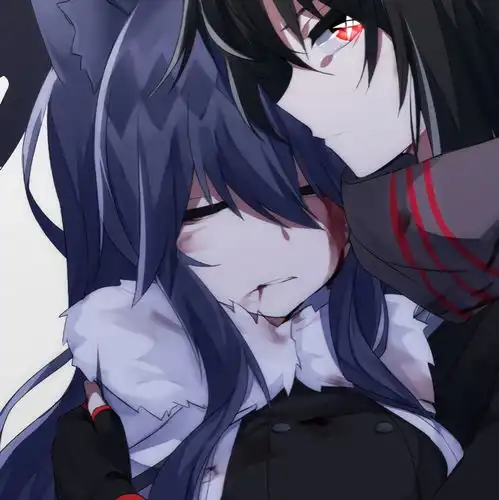  动漫情侣头像小众情头