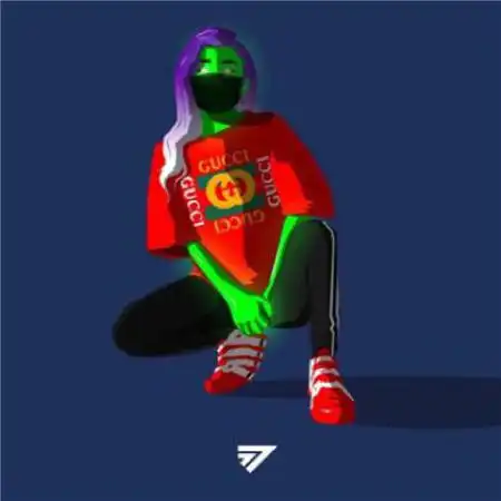  手绘情侣头像一男一女高清倾尽我所有的温柔爱你