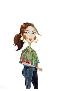  美式风格的小头像