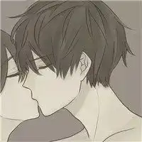  二次元动漫亲吻情侣头像微信头像图片大全