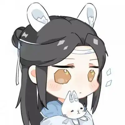  可爱彩绘动漫情侣头像别来无恙你在心上
