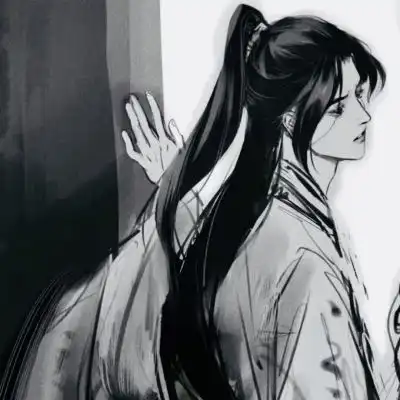  林弦帅气手绘古风二次元男生头像