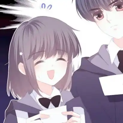  高清怦然心动双人动漫情侣头像图片