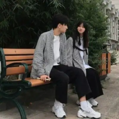  甜而不腻的双人情侣头像2021遇见黄昏陷入温柔暮色里