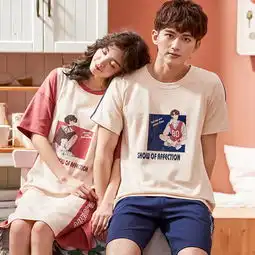  馨霓雅夏季时尚情侣装家居服睡衣517图片大全邮乐官方网站