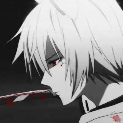  孤独黑暗头像男生动漫二次元黑化压抑头像