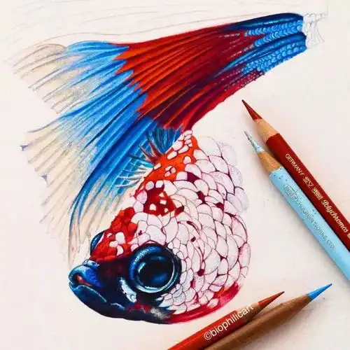  她将写实油性彩铅画放在ins上狂吸10多万粉丝,美哭了