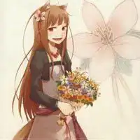  捧花动漫遮脸女生头像微信头像图片大全