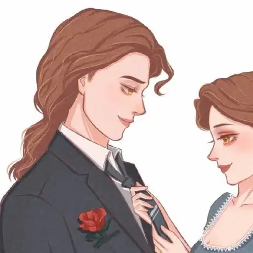  动漫情侣闺蜜头像爱了爱了