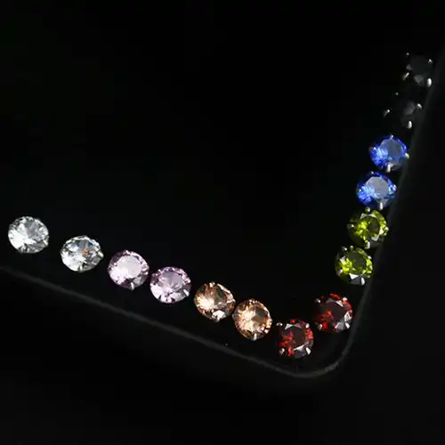  s925纯银针锆石耳钉男经典四爪耳钉女学生情侣款