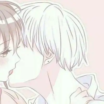  情侣头像一对两张动漫亲吻动漫情侣亲吻头像2张