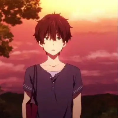  折木奉太郎头像高清忧伤帅气折木奉太郎同人头像