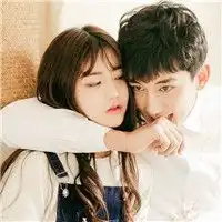  小清新校服控情侣头像从校服到婚纱