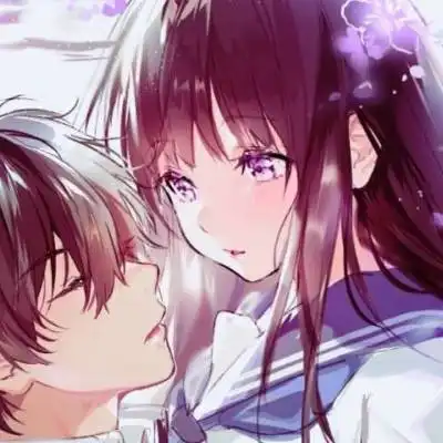  虐狗专用情头动漫一对两张动漫恩爱甜蜜情侣头像