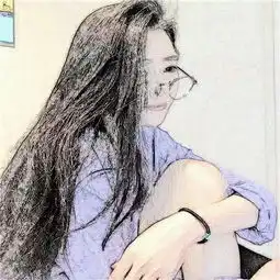  qq唯美头像女生小清新手绘素描图片思虑太多会失去做人的乐趣