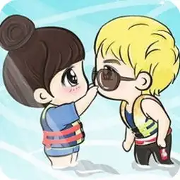  萌萌哒卡通情侣头像卡通情侣头像吧萌呆