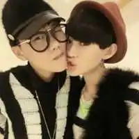  秀恩爱秀甜蜜的真人情侣头像图片