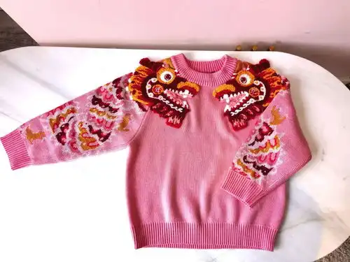  龙年买新衣,亲子装红红火火为什么我超推荐童装年衣